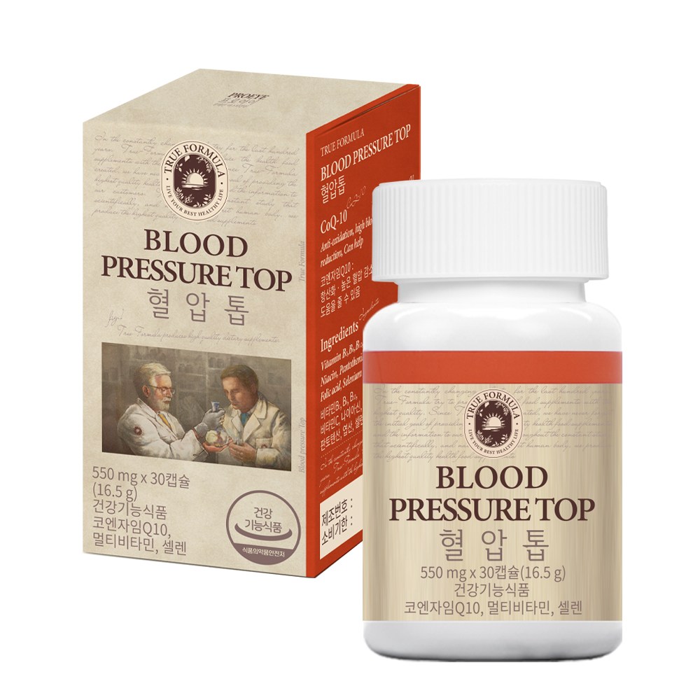 유유헬스케어 트루포뮬러 혈압톱 30캡슐 (12개)