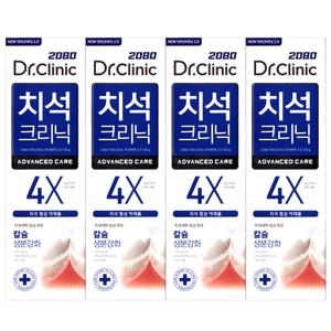 2080 닥터크리닉 치석 치약 120g (4개)_이미지