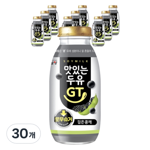 남양유업 맛있는두유 GT 로우슈거 검은콩깨 200ml (30개)_이미지