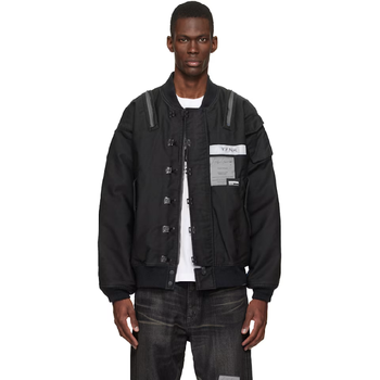 블랙 네이버후드 모드 A 1 데크 보머 재킷 261573M175