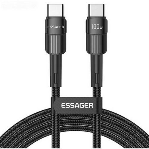 ESSAGER PD C to C타입 100W 케이블 (0.5m)