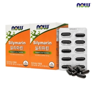 나우푸드 실리마린 밀크씨슬 800mg 60캡슐 (2개)