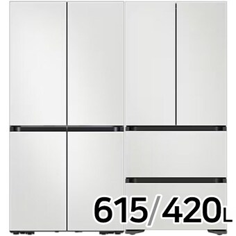 삼성전자 비스포크 키친핏 코타 RF60DB9KF1AP + <b>RQ42DB94R2AP</b> (화이트)
