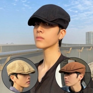 쉬크 베레모 카페모자 바리스타모자 헌팅캡 빵모자 WE45C65_이미지