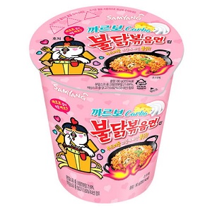 삼양식품 까르보 불닭볶음면 작은컵 80g (3개)