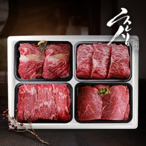 안동초심한우 1등급 한우구이혼합세트 1호 1.6kg [1개]