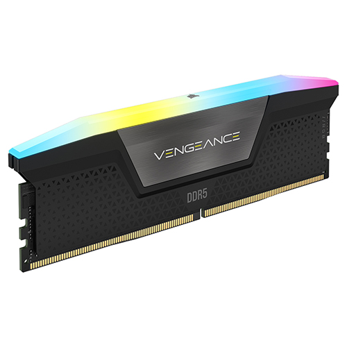 CORSAIR DDR5-6400 CL42 VENGEANCE RGB BLACK 패키지 (128GB(64Gx2))_이미지