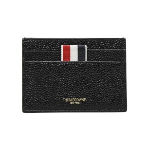 톰브라운 페블레더 사선바 카드 지갑 MAW301A 00198 001