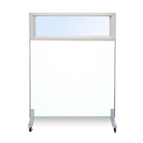 사무실 공간분리 이동형 화이트 파티션_이미지