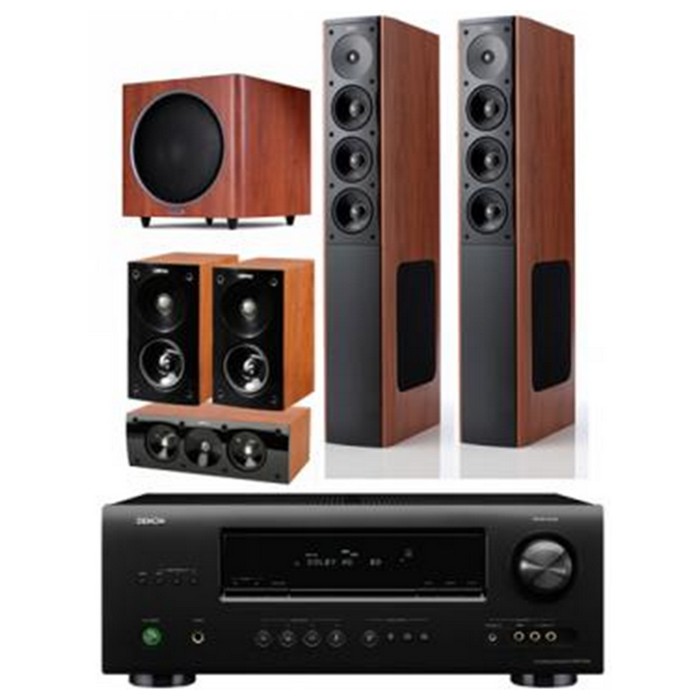 야모 S608 5.1채널 + 데논 AV리시버 (AVR-1312, PSW125)