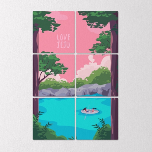 꾸밈 멀티액자_친구와제주여행