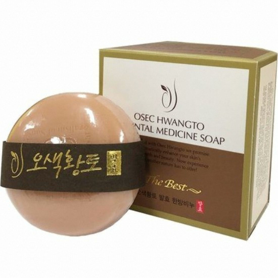 오색황토 발효 한방비누 100g (6개)_이미지