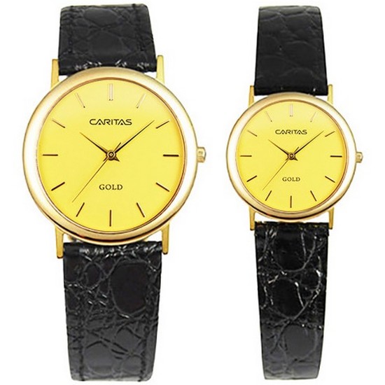 카리타스 커플시계 18k 금시계_C16000G