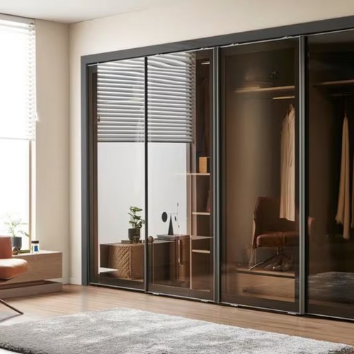 BIF보루네오 강화유리 슬라이딩 붙박이장(360cm)