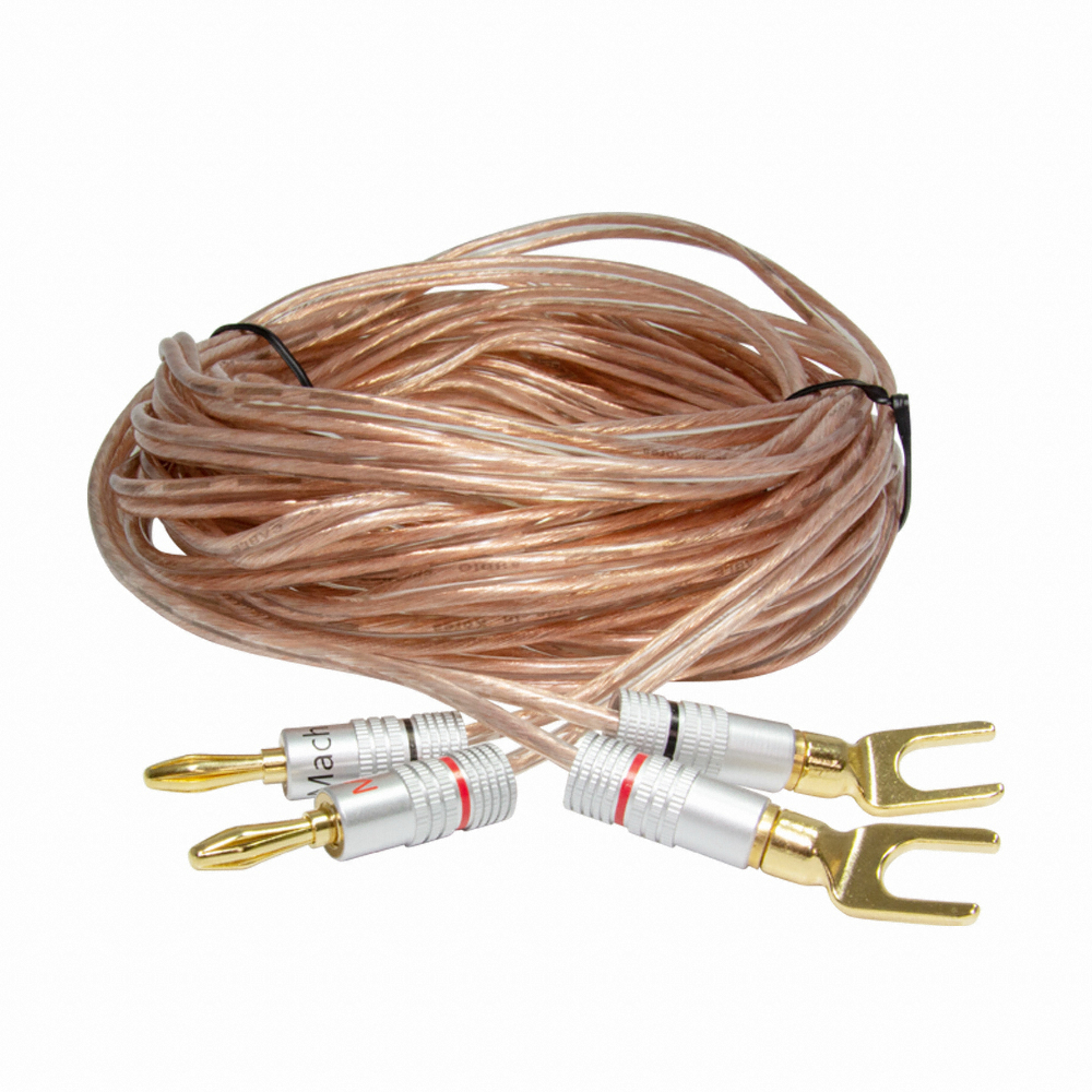 마하링크 국산 GGUK 30C 콤보 바나나 TO 말굽 케이블 (ML-C3GM10, 10m)_이미지