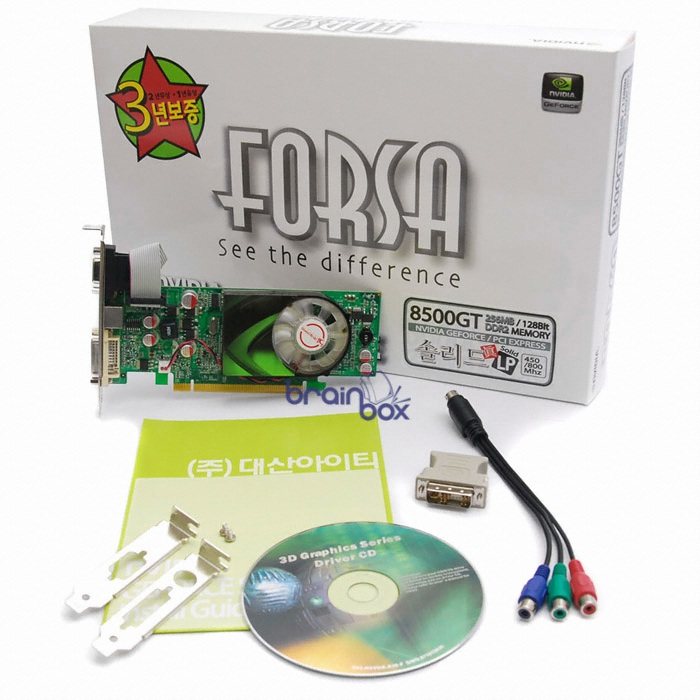 FORSA ������ 8500GT �ָ��� �� DDR2 256MB LP