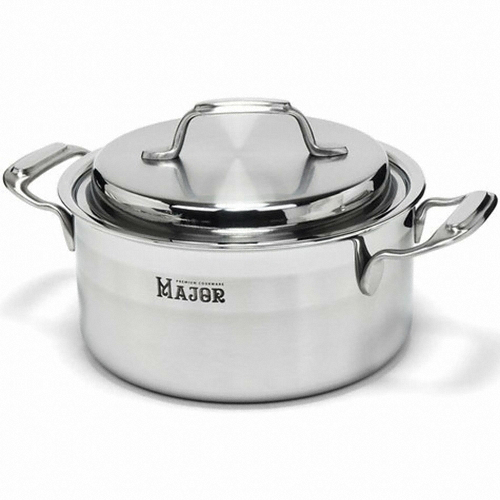 키친아트 메이저 통5중 양수냄비 (18cm)_이미지