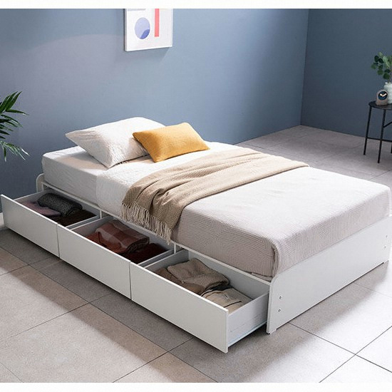 삼익가구 피터 빅서랍 3단 수납 침대 SS (매트별도)_이미지