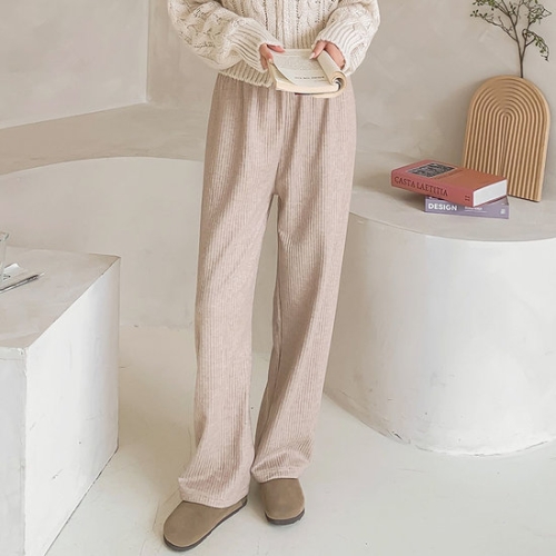 샐리 밴딩골지일자스판팬츠_I4C-IPT034