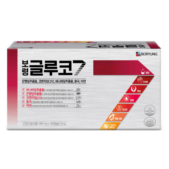 보령컨슈머헬스케어 보령 글루코 7 180캡슐 (1개)