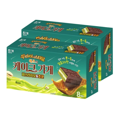 해태제과 예쓰의 케이크가게 피스타치오 초코 280g (2개)