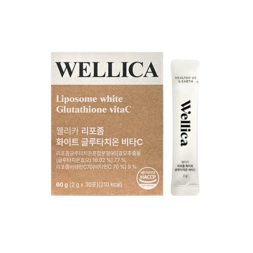  웰리카 리포좀 화이트 글루타치온 비타민C 30포 [1개]