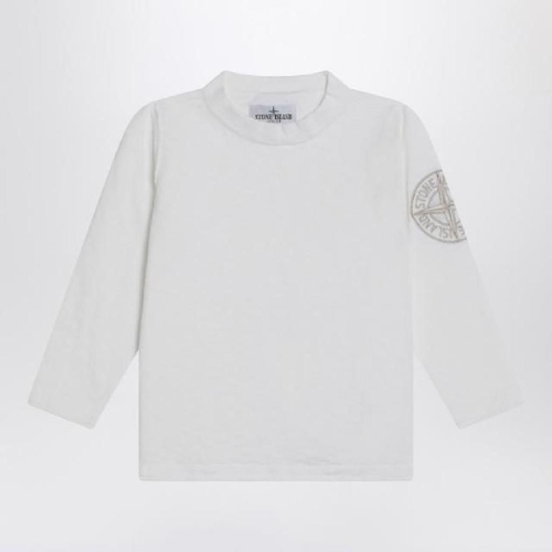 스톤아일랜드 White blouse in cotton muslin 5100012-BS00B0/XI_STONE-V0001_621-8 Wh.._이미지