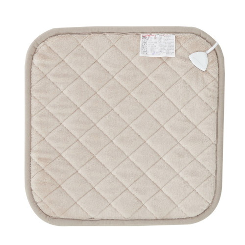 극세사 일체형 베이지 전기방석