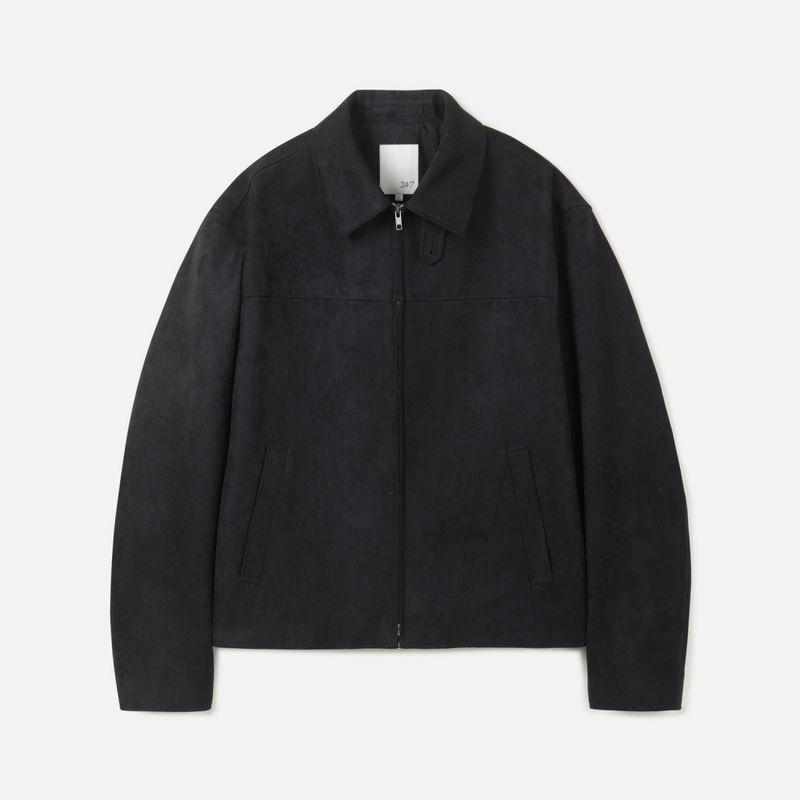 코오롱 시리즈 247 SUEDE CROP JACKET BLACK 247 3790271 417046