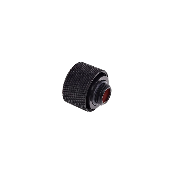 ALPHACOOL HT 16mm 하드 튜브 피팅 6개입 세트 (딥블랙)_이미지
