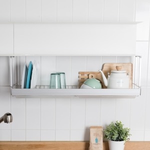 알루미늄 AL바 부착식 식기건조대 싱크선반 2종 800