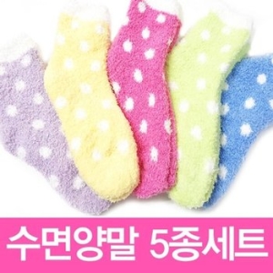  제이투와이 도트수면양말5매세트땡땡이 P043273937