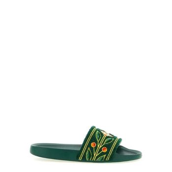 카사블랑카 로렐 테리 자수 슬라이드 153958337