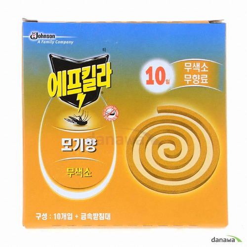 한국존슨 에프킬라 모기향 내추럴 10개입 (7개)