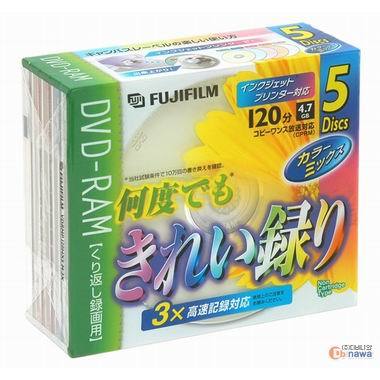 �����ʸ� DVD-RAM 4.7GB 3x ��� 5�� 5Į�� �����ͺ�