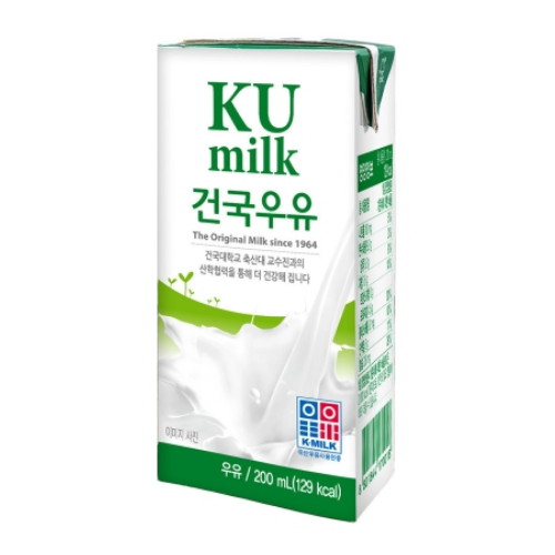 건국유업 멸균 우유 200ml이미지입니다. 누르면 해당 게시물로 새창이동합니다.