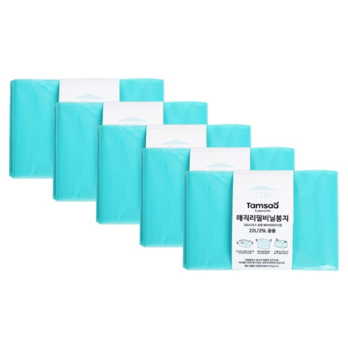 쿠팡 탐사 ㅤ매직리필비닐봉지 280시리즈 (5개)_이미지