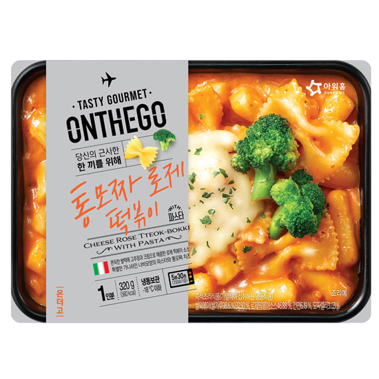 온더고 통모짜 로제떡볶이파스타320gX6개