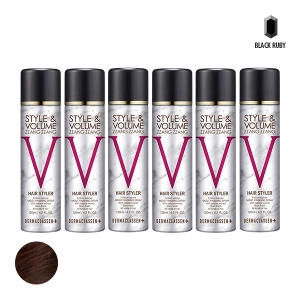 더마클라센 스타일앤 볼륨짱짱 흑채 스프레이 자연갈색 120ml (6개)_이미지