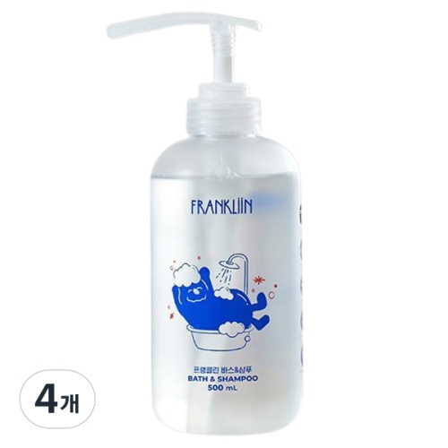 프랭클린 바스앤샴푸 500ml (4개)_이미지