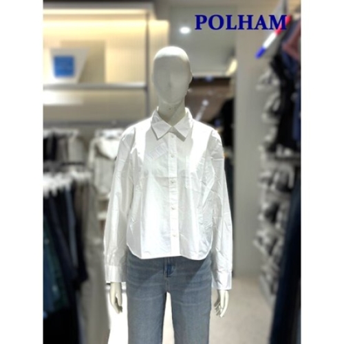 신성통상 폴햄 여성 포플린 크롭 셔츠 PHF3WC2022 -US