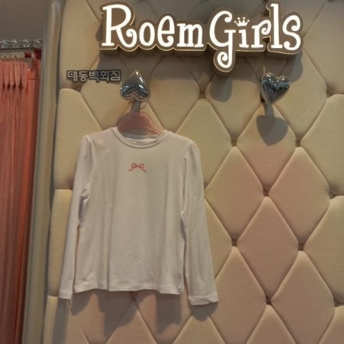 로엠걸즈 DP01 보들보들 셔링 기본 티셔츠 RGLA2611P_이미지