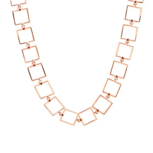 비앤비골드 14K 목걸이 사각체인 목걸이 JNN21165