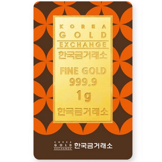 한국금거래소 길상무늬 골드바 1g_이미지