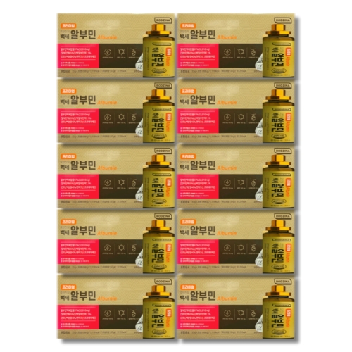 지케이라이프 프리미엄 오한진의 백세 알부민 33g 30병 (10개)_이미지
