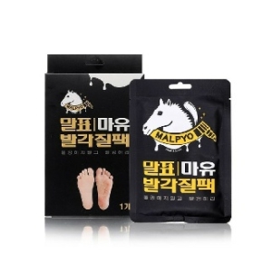 말표 마유 발각질제거팩 20gX2개 굳은살제거 풋팩_이미지