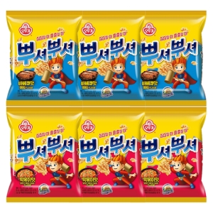 오뚜기 뿌셔뿌셔 바베큐 3개+떡볶이 3개_이미지