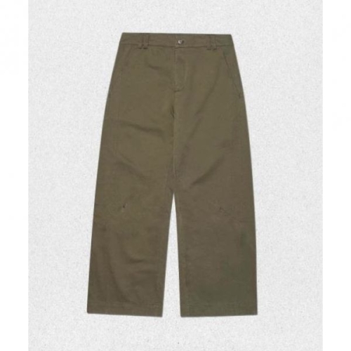 노매뉴얼 NOMANUAL TILTED SIDE LINE PANTS WASHED KHAKI NMSS52PT03WHK 1392042_이미지
