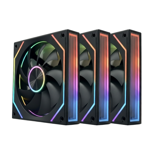 JBCNC X120 PRO 인피니티 ARGB PWM 리버스 (3팩, 블랙)_이미지