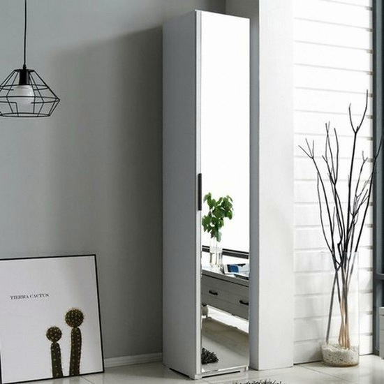 레이첼 거울 틈새수납장 300